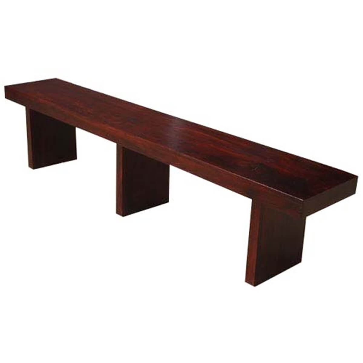 Beresford Seven Foot Contemporary Solid Wood Bench