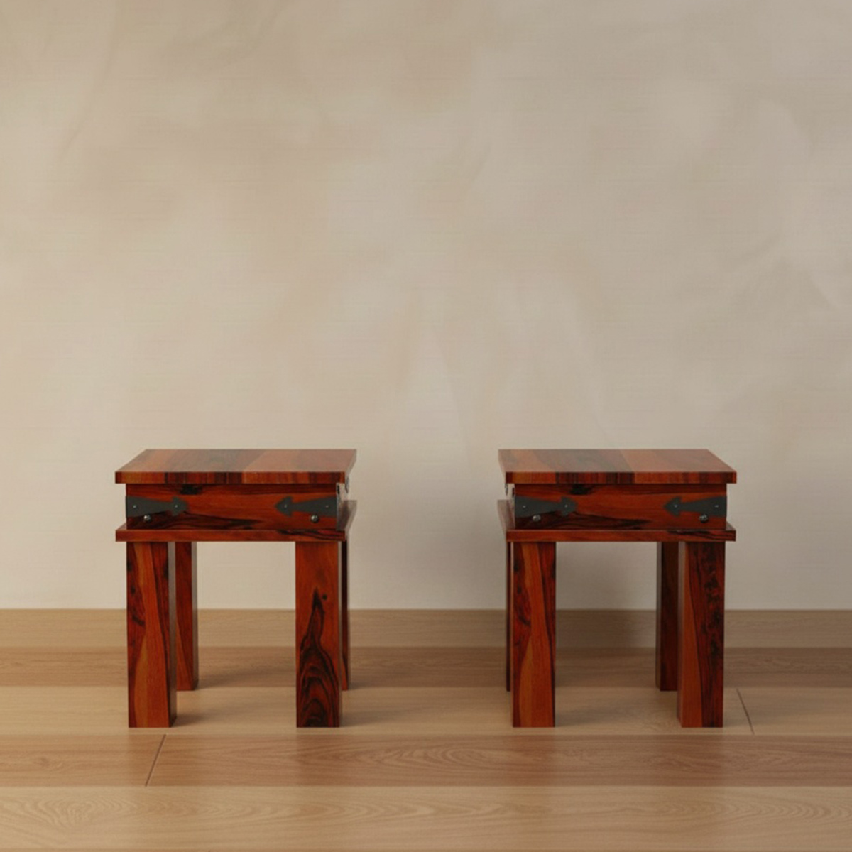 Altamont Traditional Square Side Table Set of 2