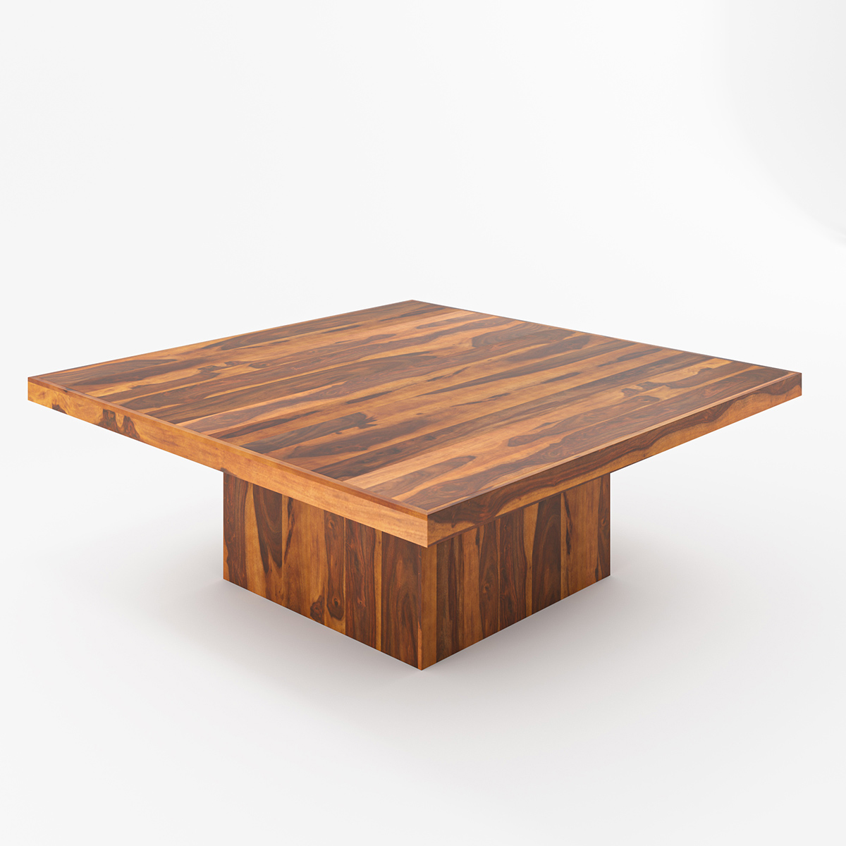 Brocton Solid Wood Square Pedestal Dining Table