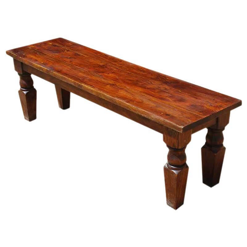 Bexley Traditional Handmade Rustic Wooden Bench