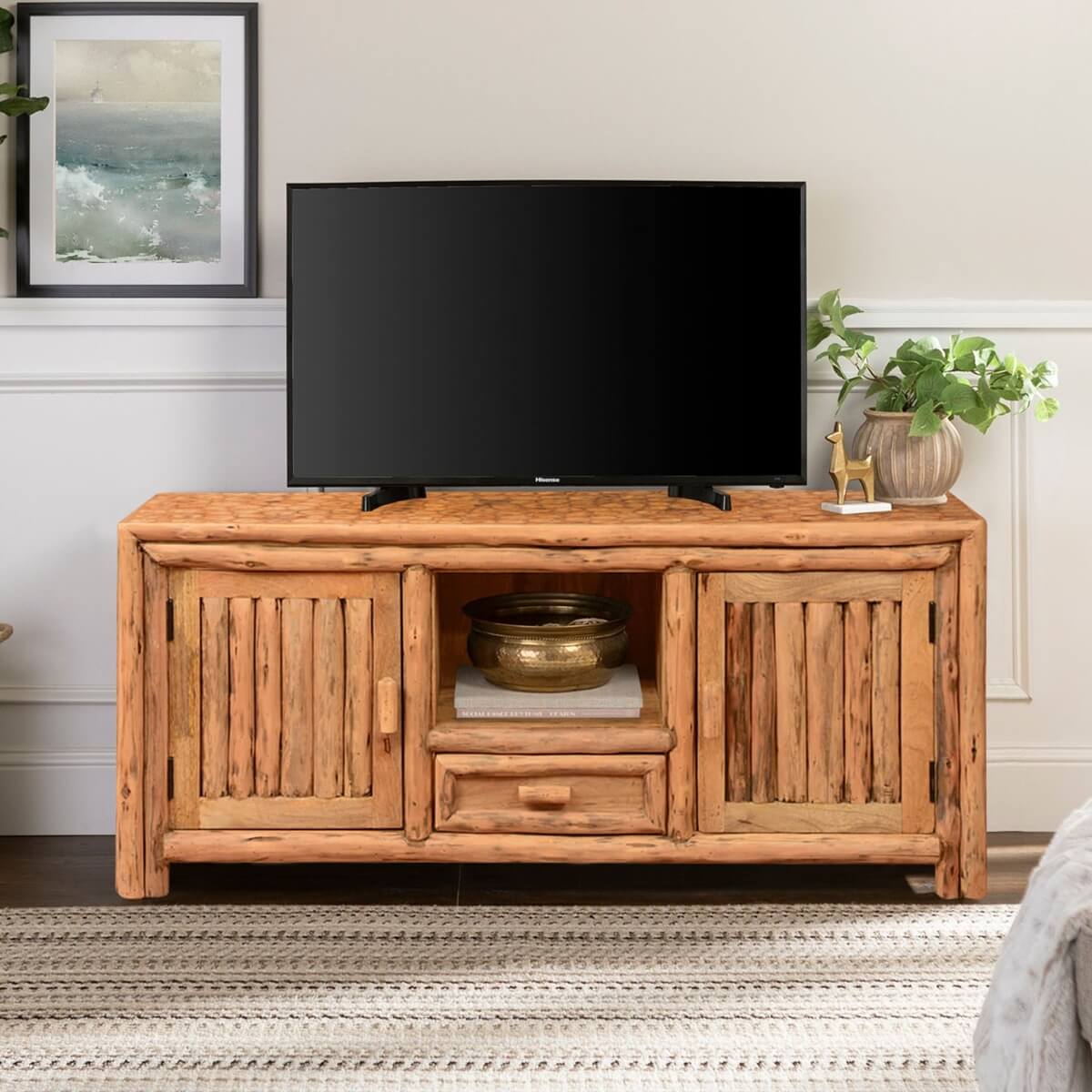 Philadelphia Cedar Lumber Media Console TV Stand