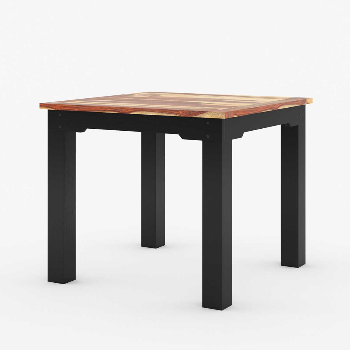 Mason Rustic Solid Wood 2 Tone Square Kitchen Table