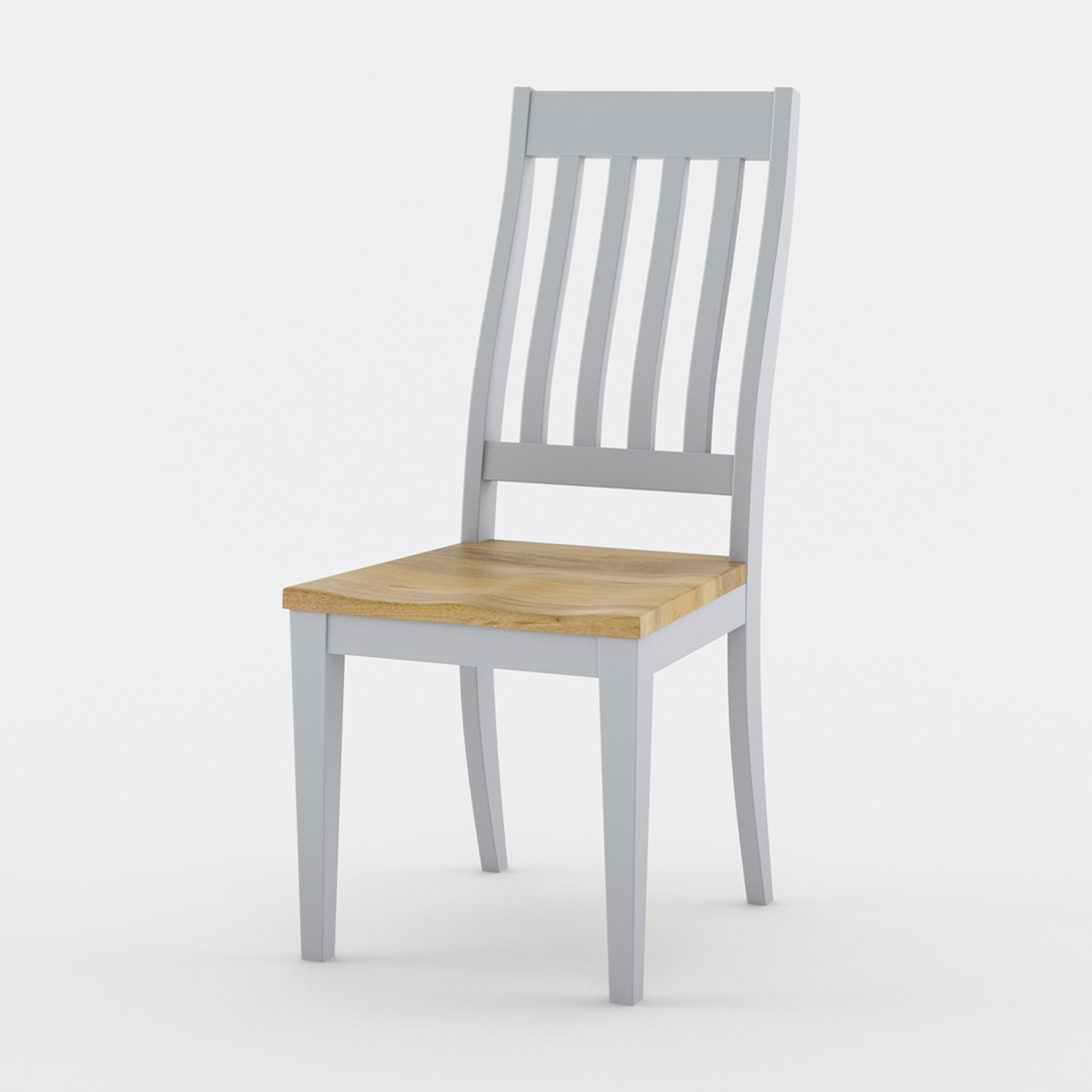 Ennis Solid Mango Wood School House Back Dining Chair