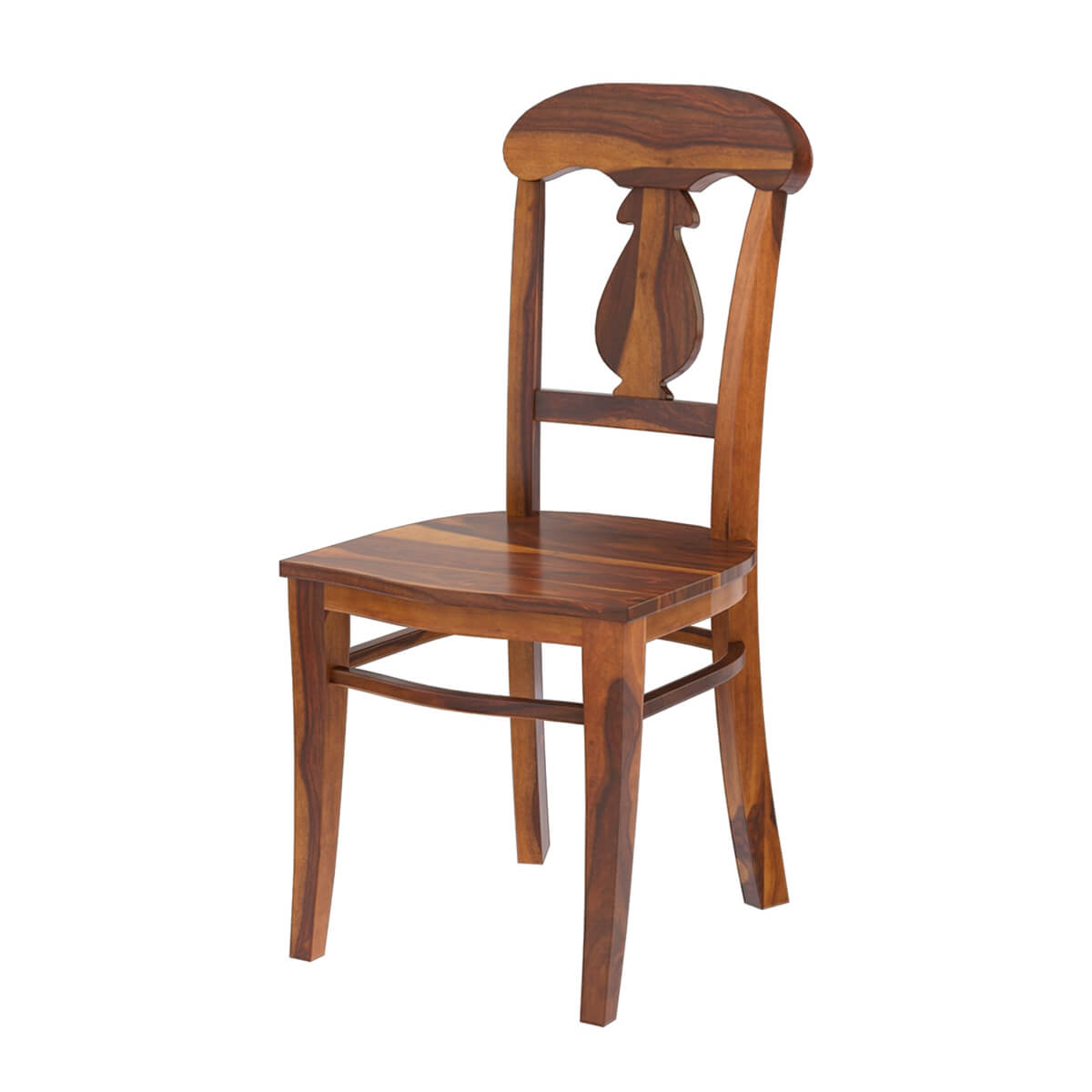 Tiraspol Traditional Rustic Solid Wood Dining Chair