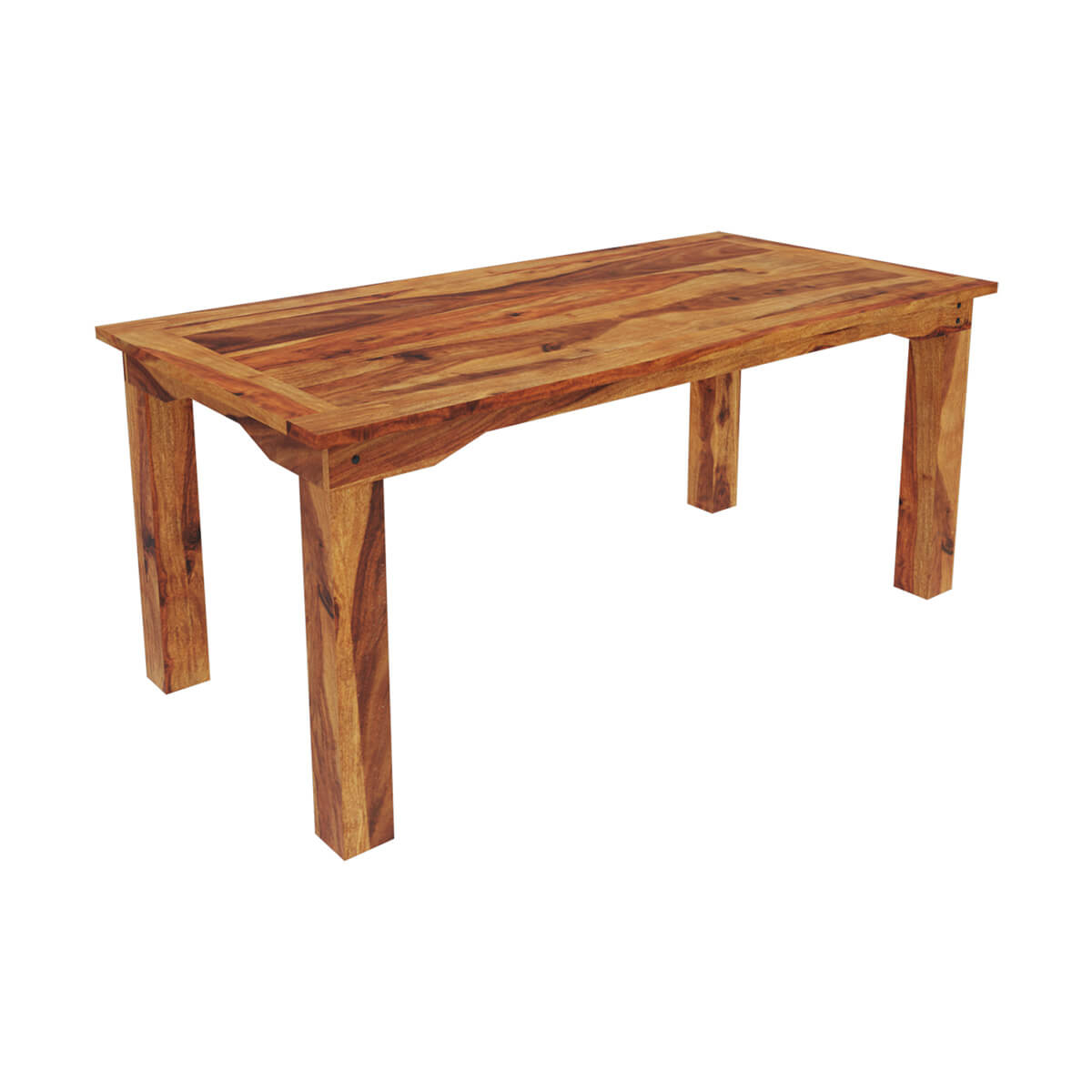 Idaho Modern Rustic Solid Wood Rectangular Dining Table