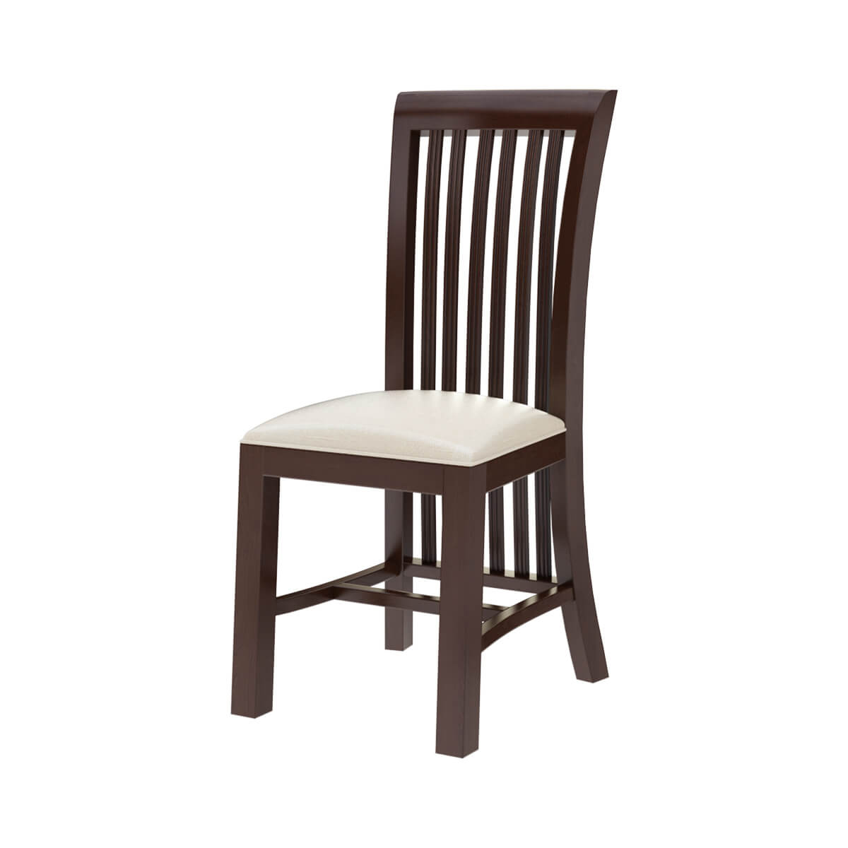 Tannersville Solid Mahogany Wood Upholstered Dining Chair