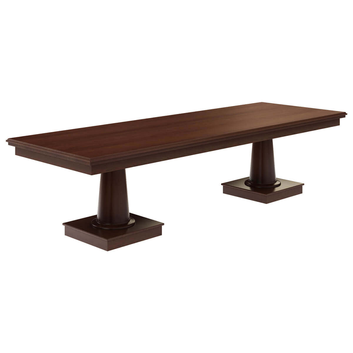 Cazenovia Large Rectangle Solid Mahogany Wood Dining Table