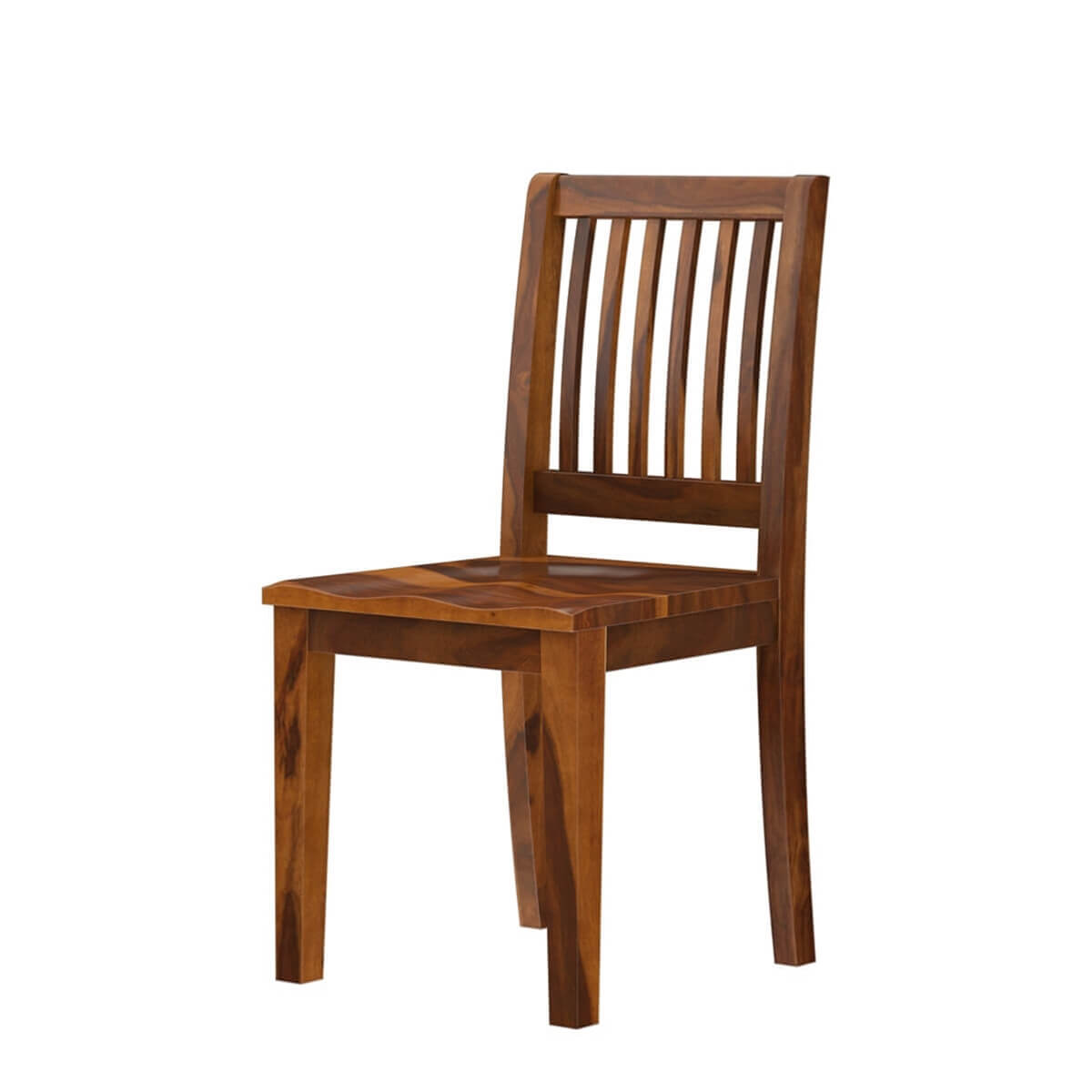 Rogers Modern Handcrafted Rustic Slatted Back Dining Chair