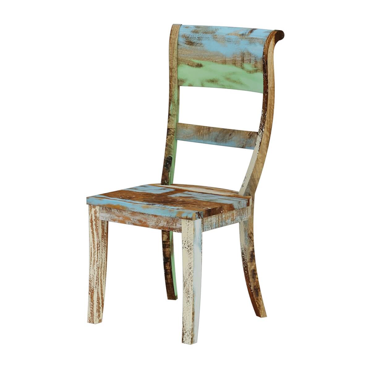Wilmington Rustic Reclaimed Wood Dining Chair