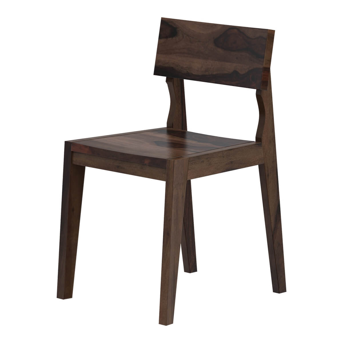 Petaluma Modern Rustic Solid Wood Dining Chair