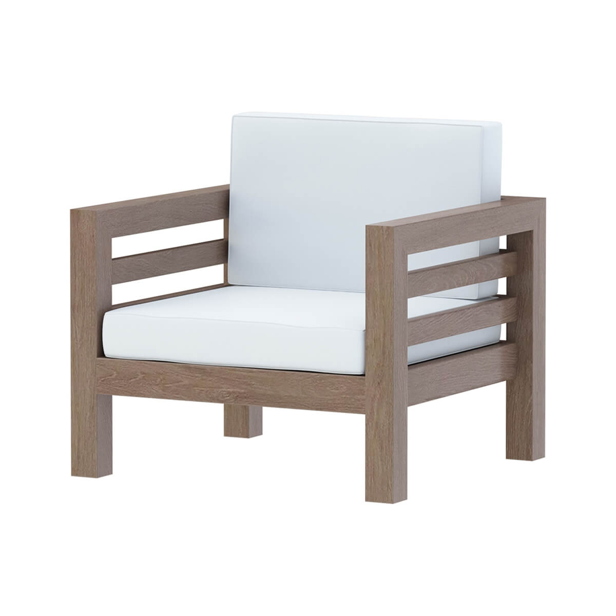 Mandurah Teak Wood Outdoor Single Sofa