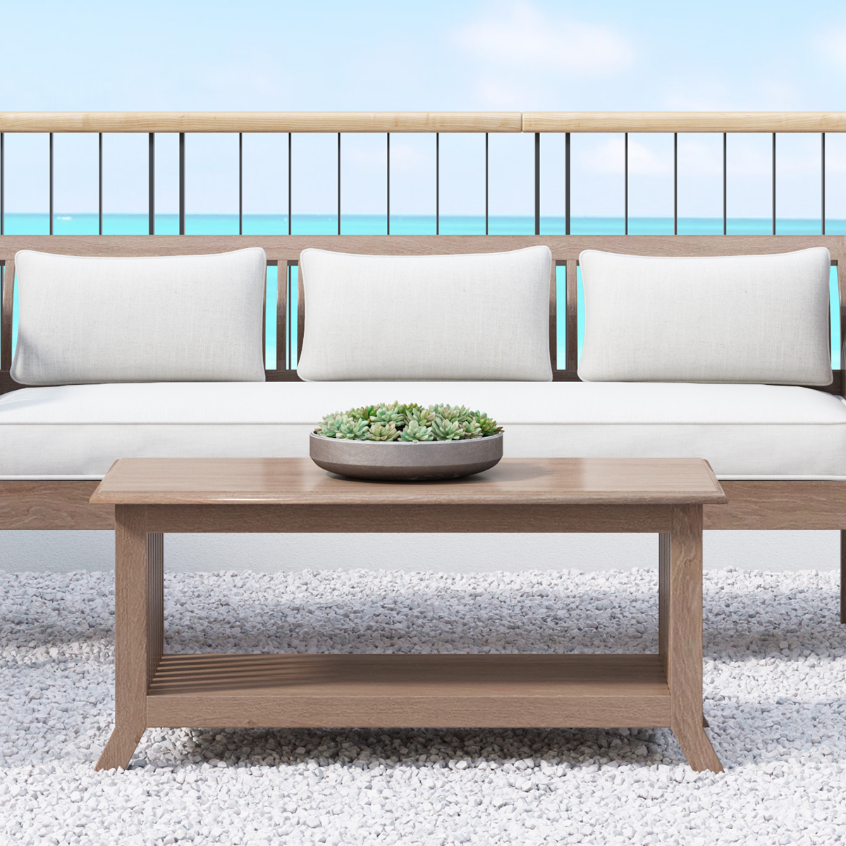 Loxton Teak Outdoor Coffee Table