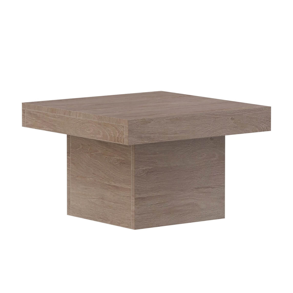 Geelong Rustic Teak Wood Outdoor Square End Table