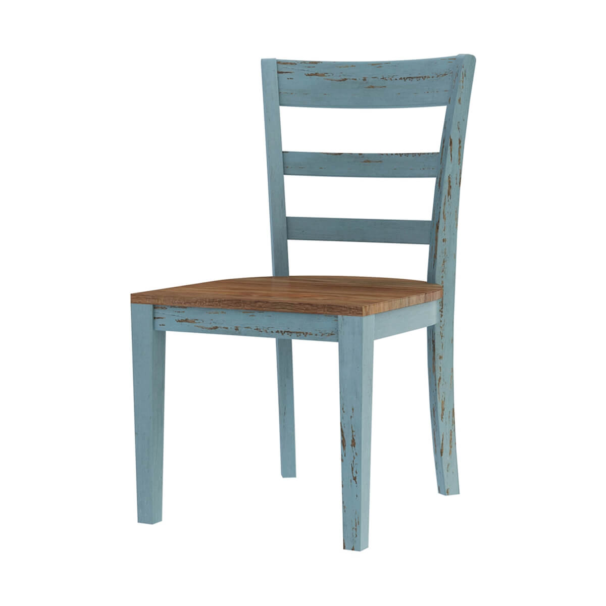Conway Farmhouse Two Tone Solid Wood Dining Chair