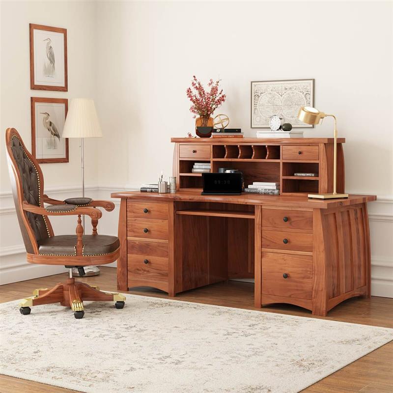 Helston Solid Wood Executive Desk