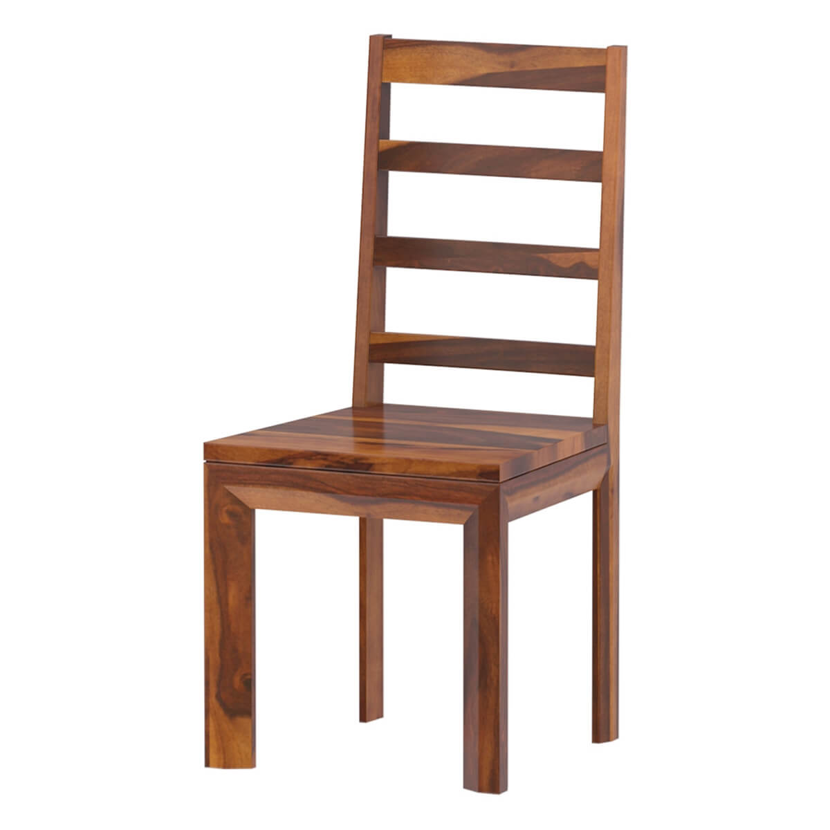 Granada Rustic Solid Wood Ladder-Back Dining Chairs