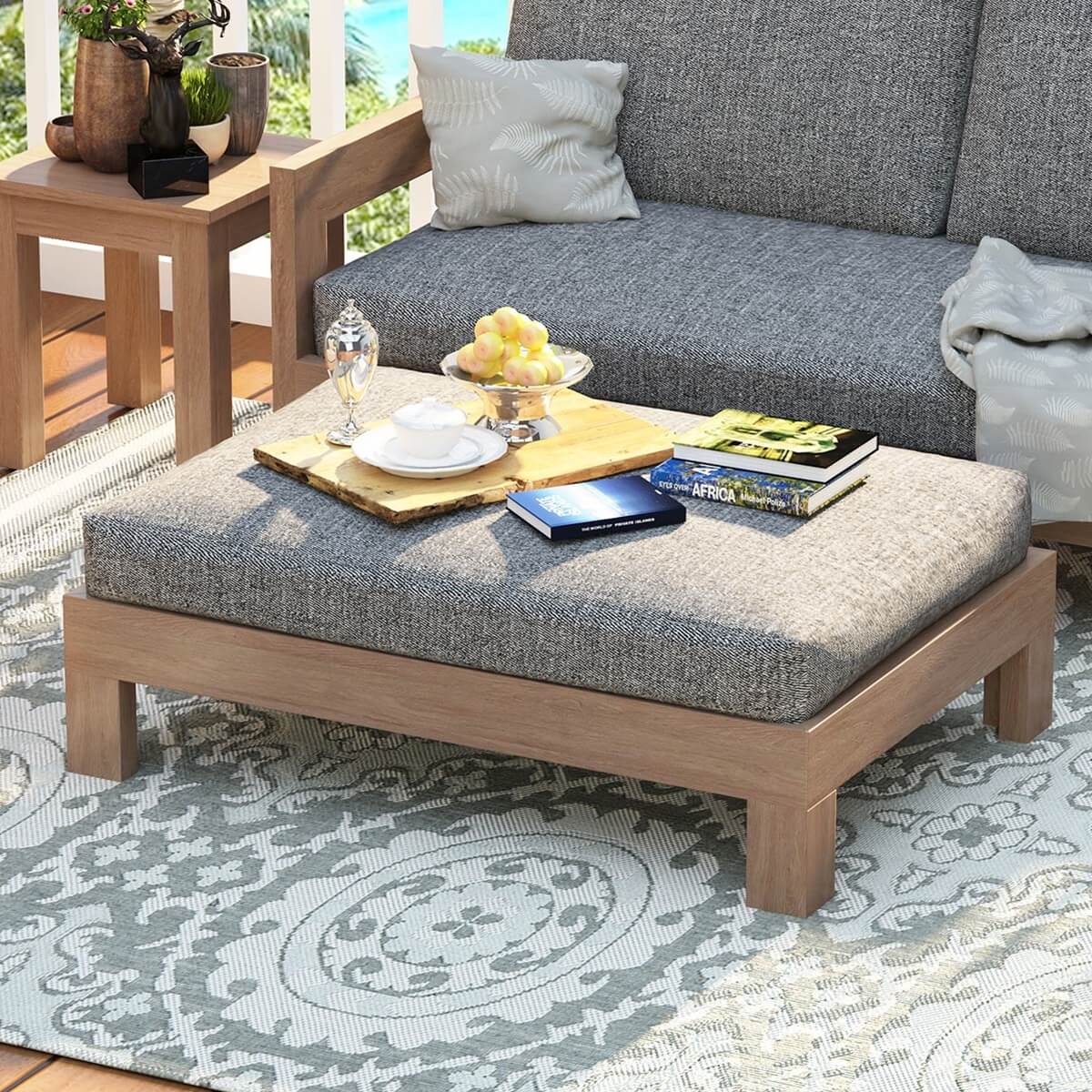 Santorini Teak Outdoor Coffee Table