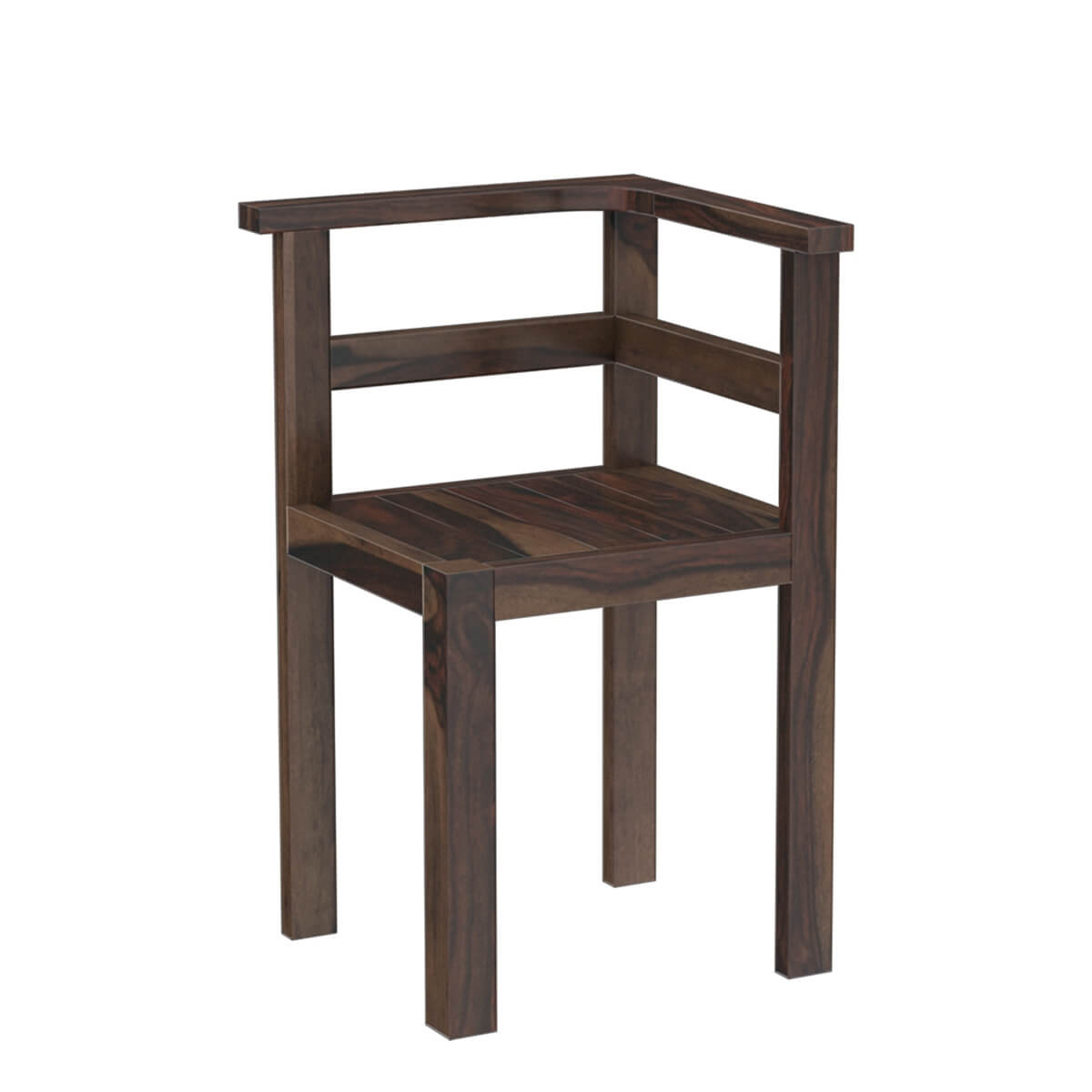 Pescara Rustic Rosewood Dining Corner Chair