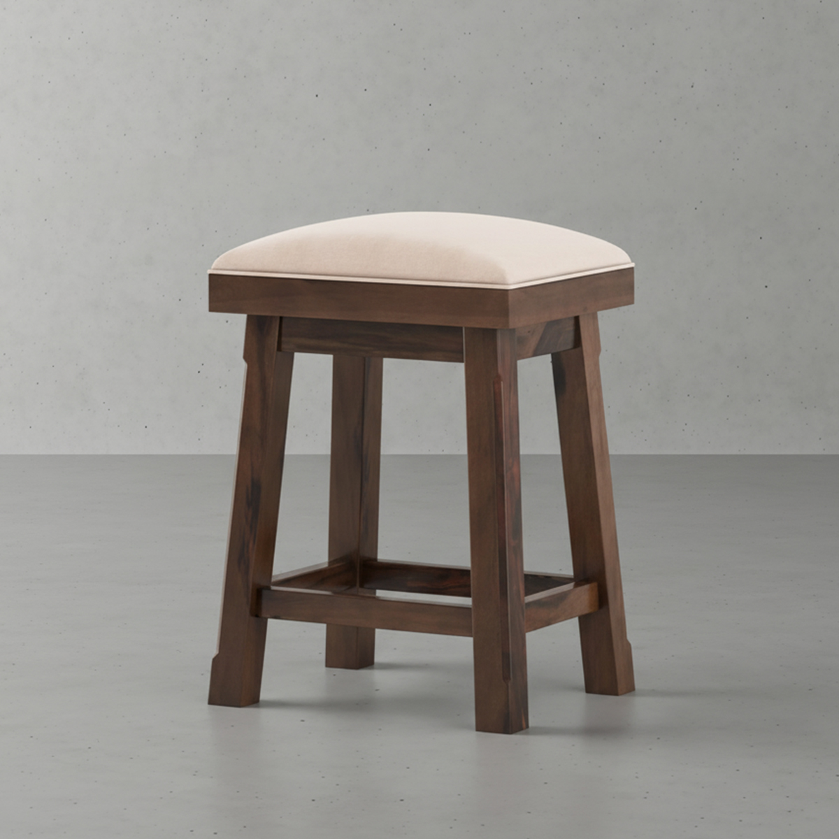 Monterey Rustic Solid Wood Backless Bar and Counter Stools