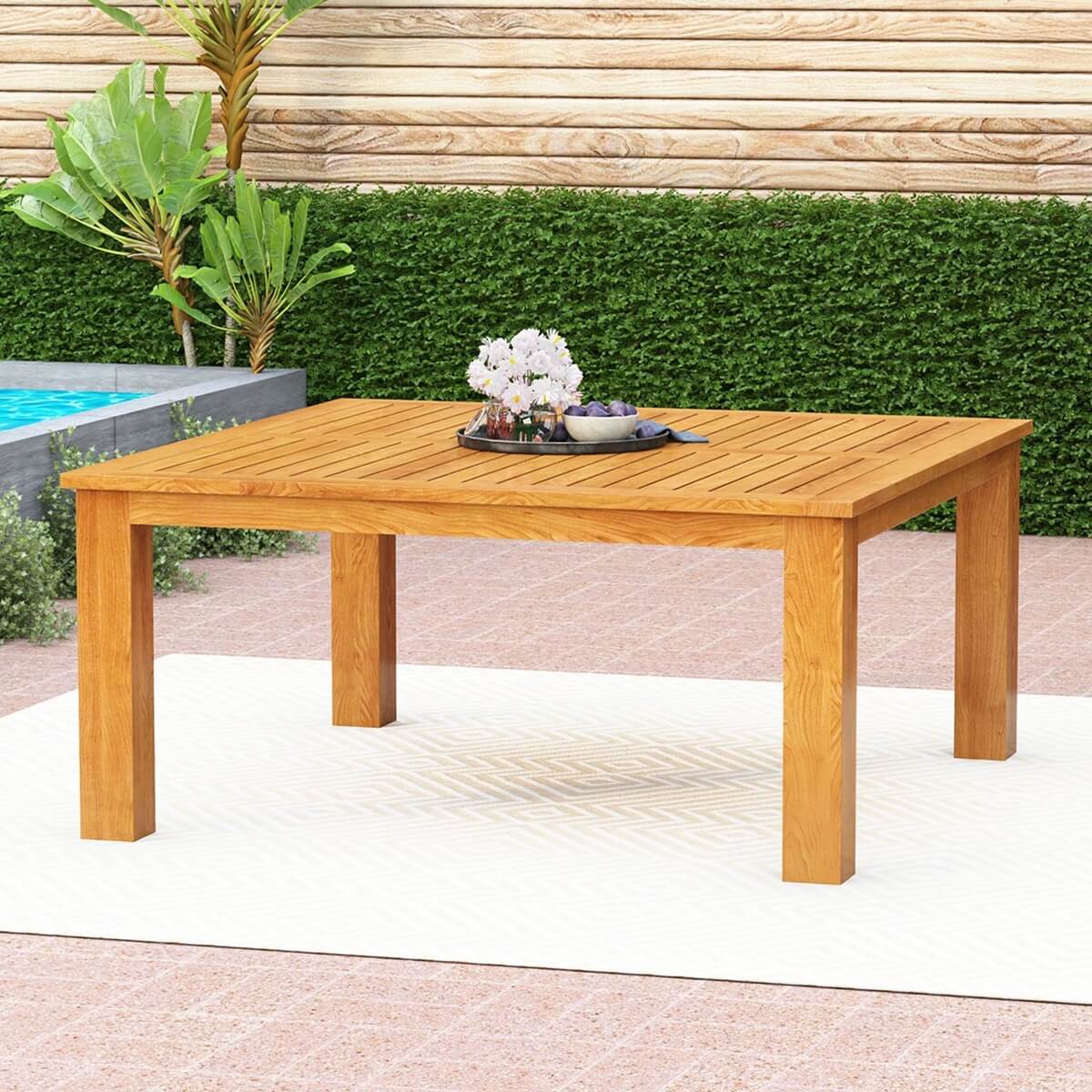 Margate Square Teak Outdoor Dining Table