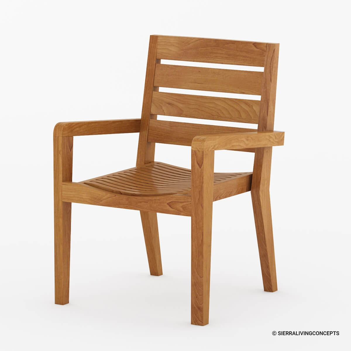 Margate Teak Wood Outdoor Dining Armchair