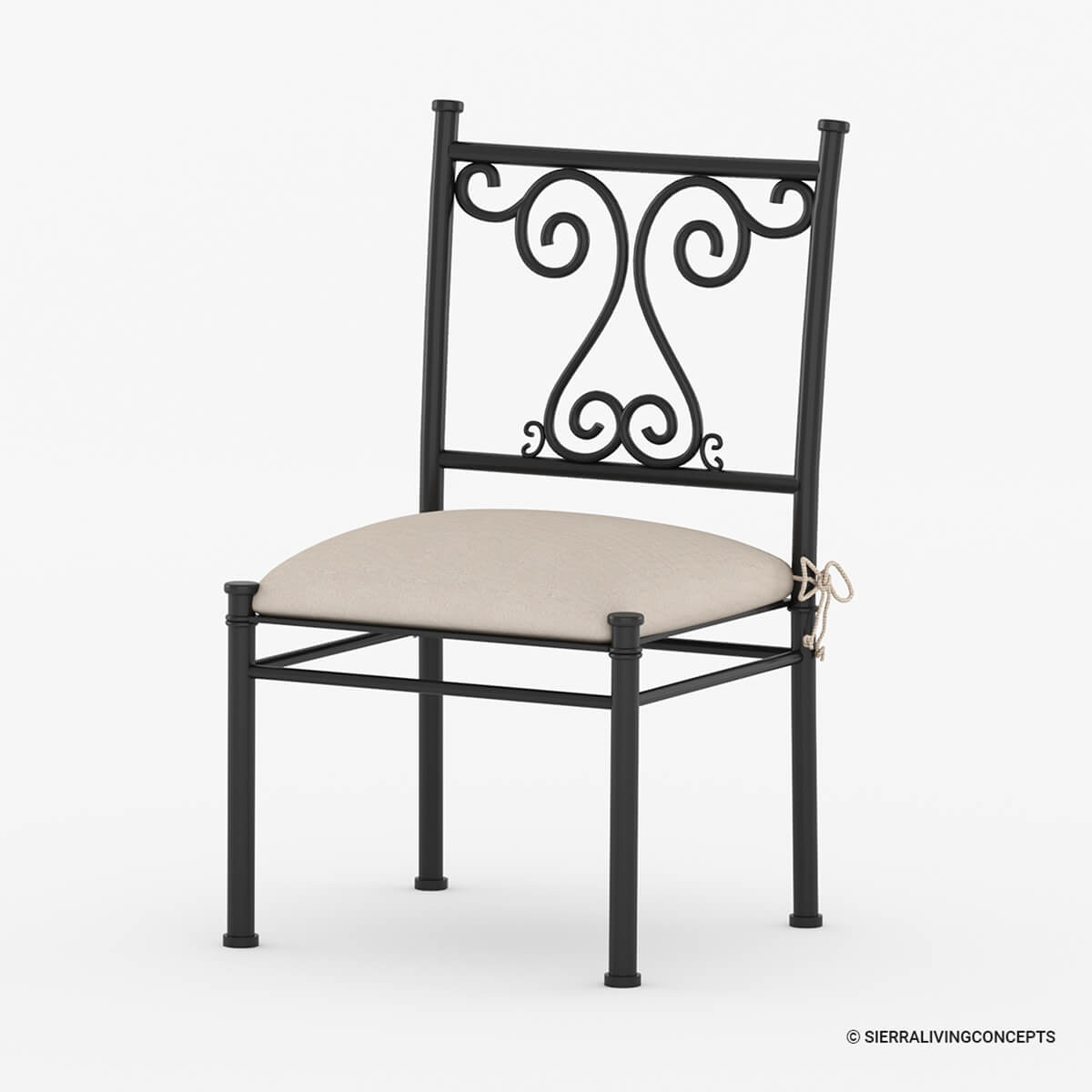 Annapolis Premium Wrought Iron Dining Chair