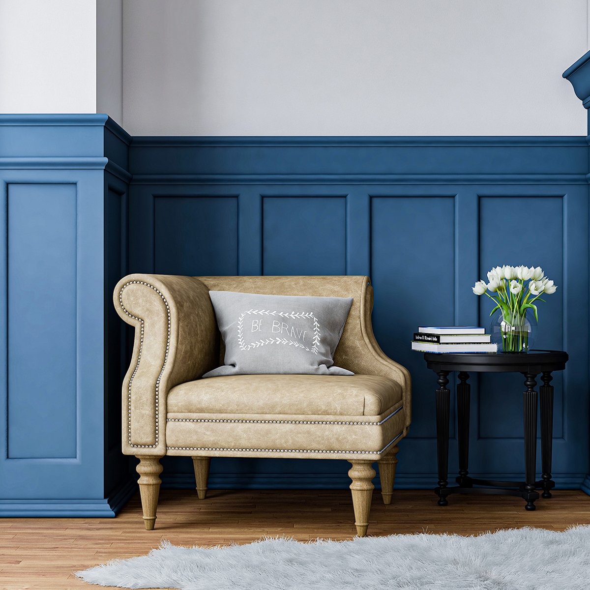 Sudbury Solid Wood Traditional Leather Corner Sofa Chair