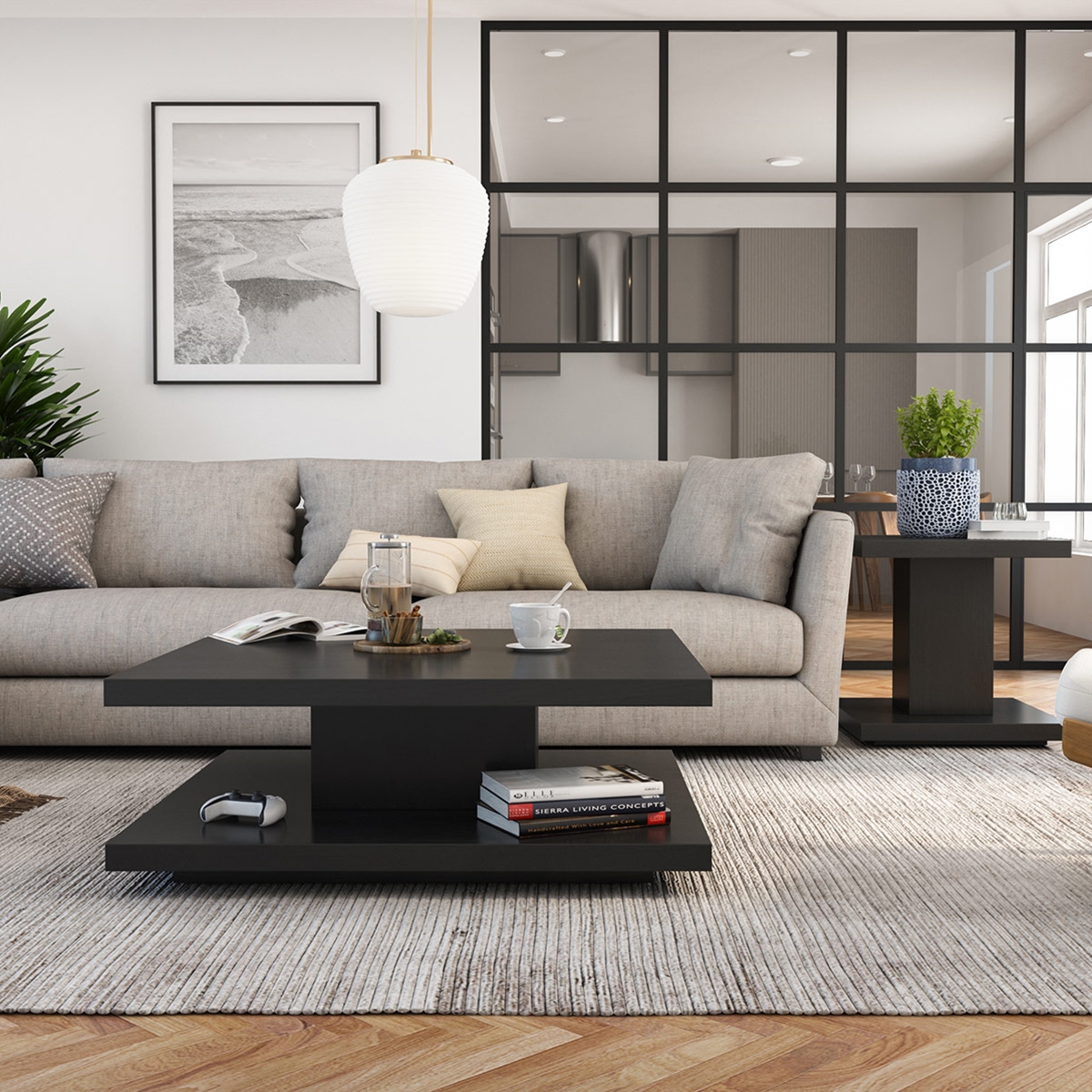 Fribourg Solid Wood Coffee Table And End Table Set