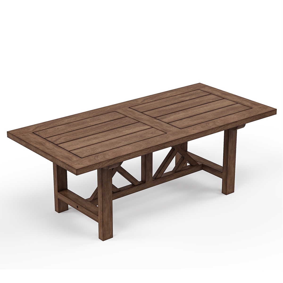 Bolzano Rustic Solid Wood Rectangular Dining Table