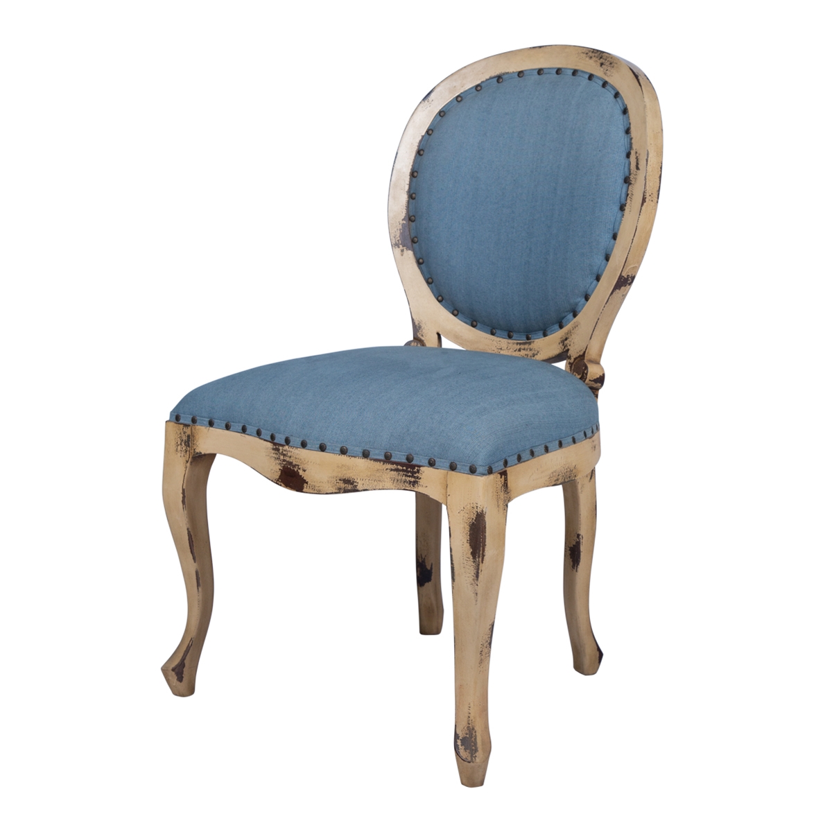 Brevard Mahogany Wood Upholstered Dining Chair