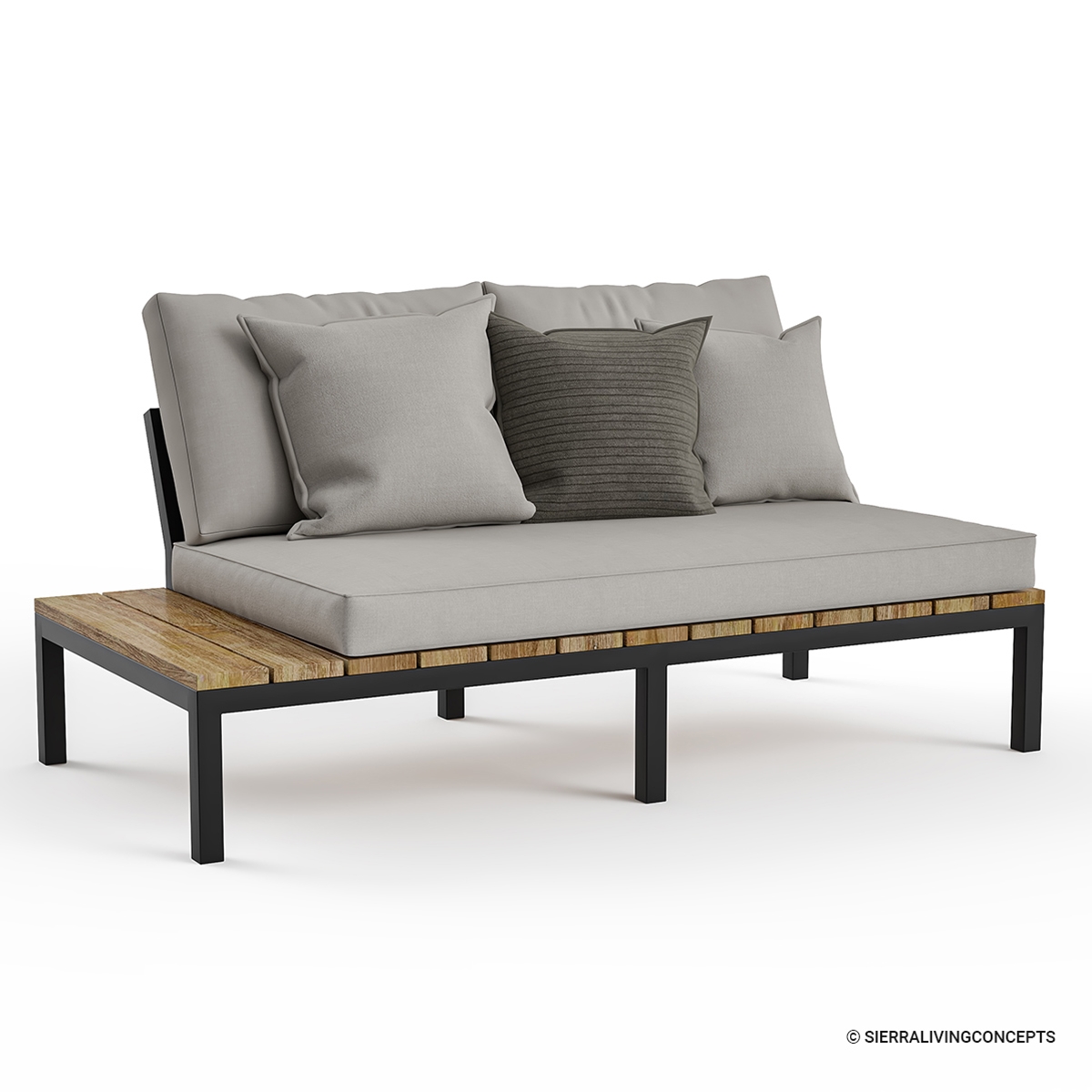 Florence Teak Wood Outdoor Sectional Sofa