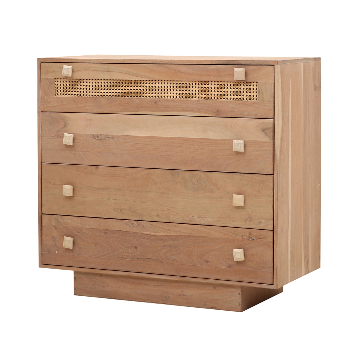 Dorsten Rustic Solid Wood 4 Drawer Dresser