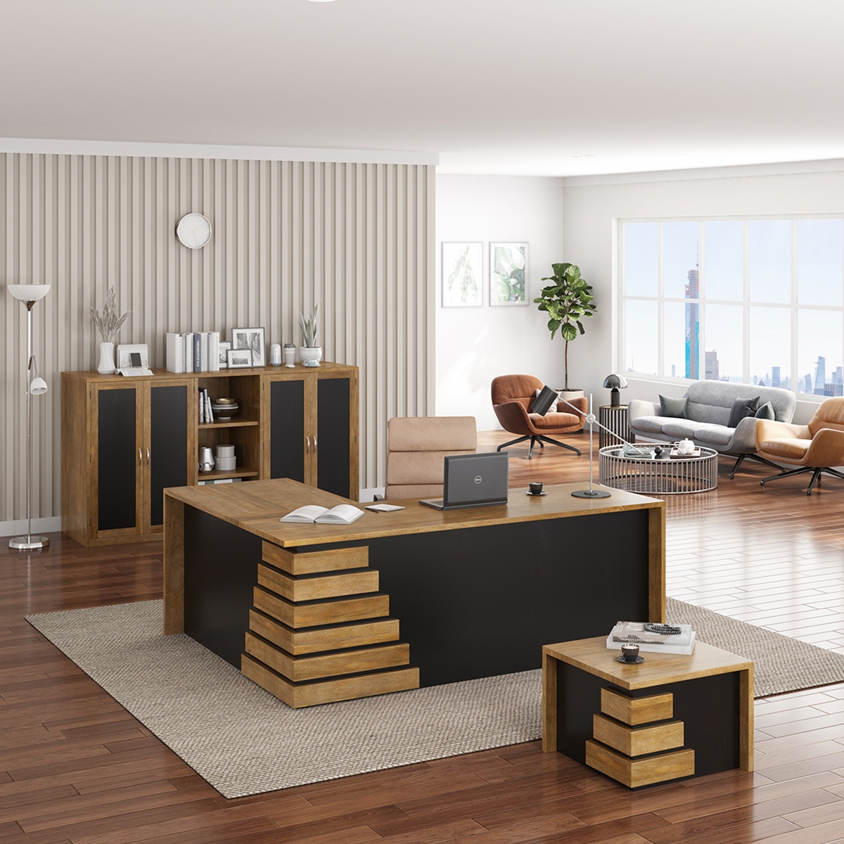 Brisbane Modern Executive Home Office Furniture Set