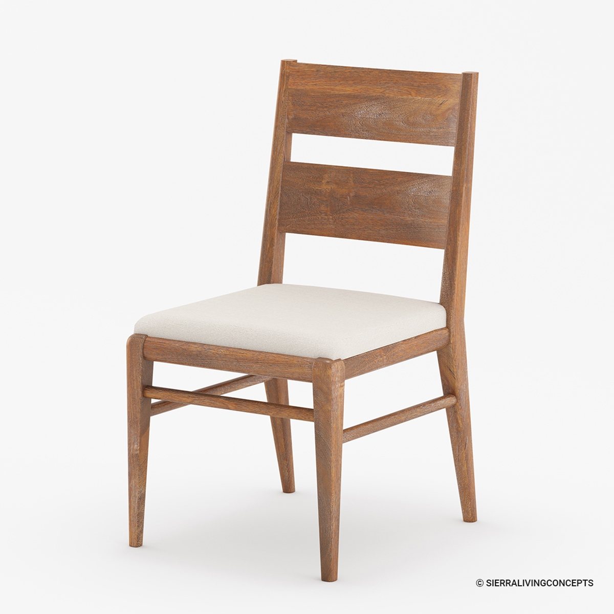 Glenrothes Solid Wood Mid Century Modern Dining Chair