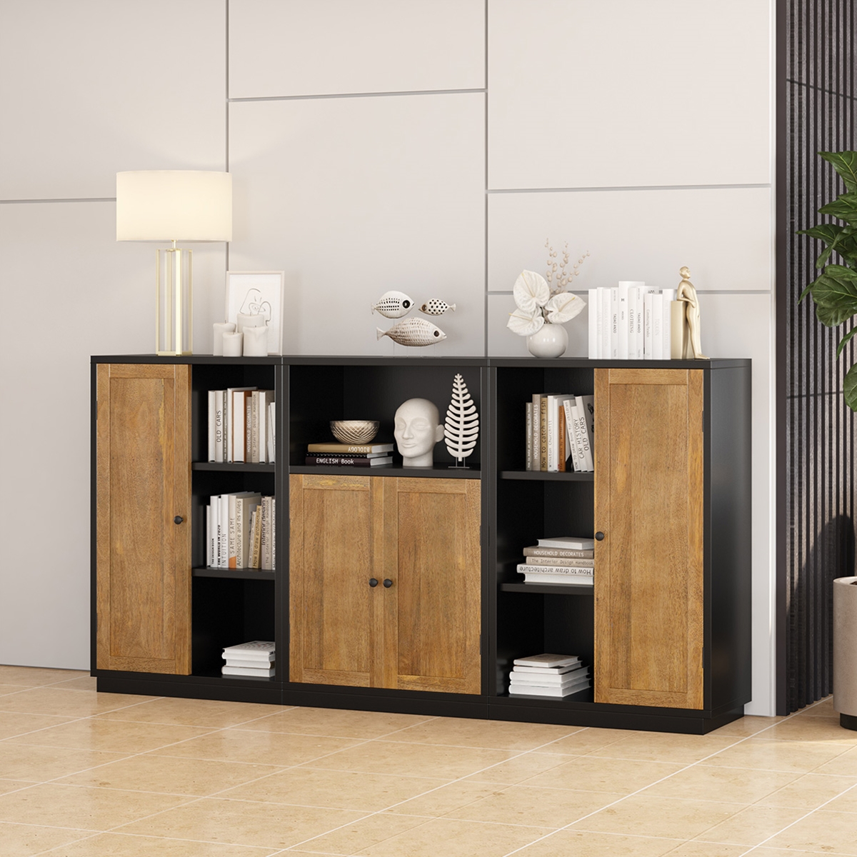 Mendoza Solid Wood Home Office Credenza