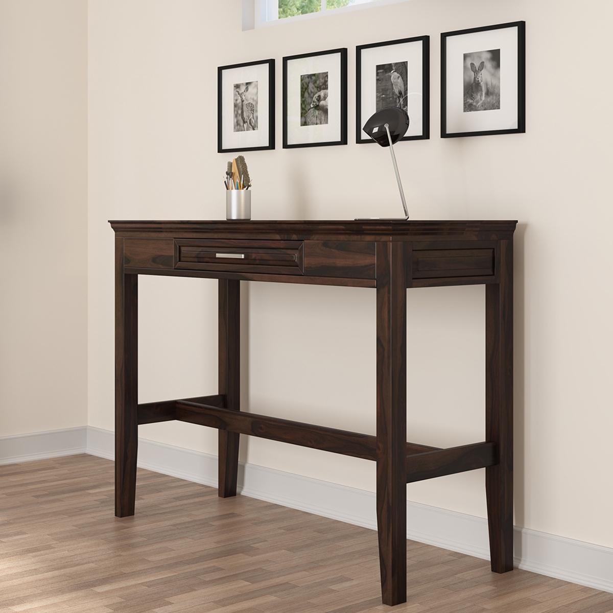 Grimbergen Solid Wood Executive Standing Office Desk