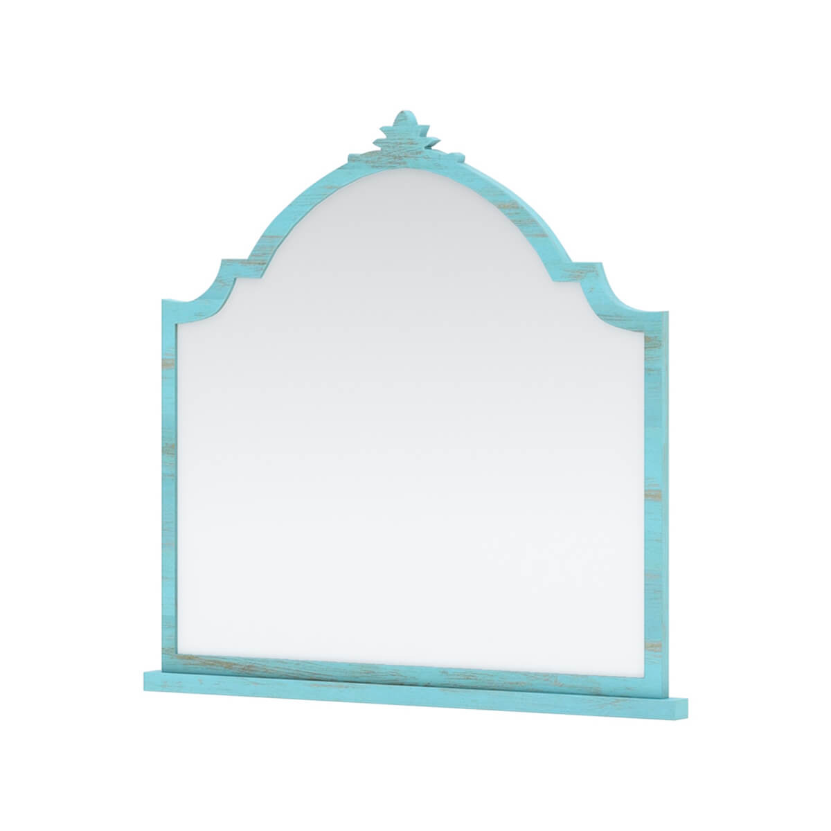 Victorian Mango Wood Turquoise Mirror Frame