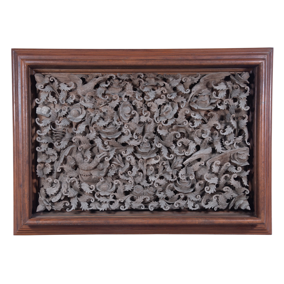 Rathmullan Gothic Teak Wood Handcarved Wall Art