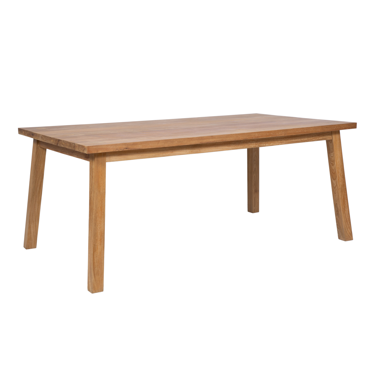 Montrose Rustic Teak Wood Rectangular Top Dining Table