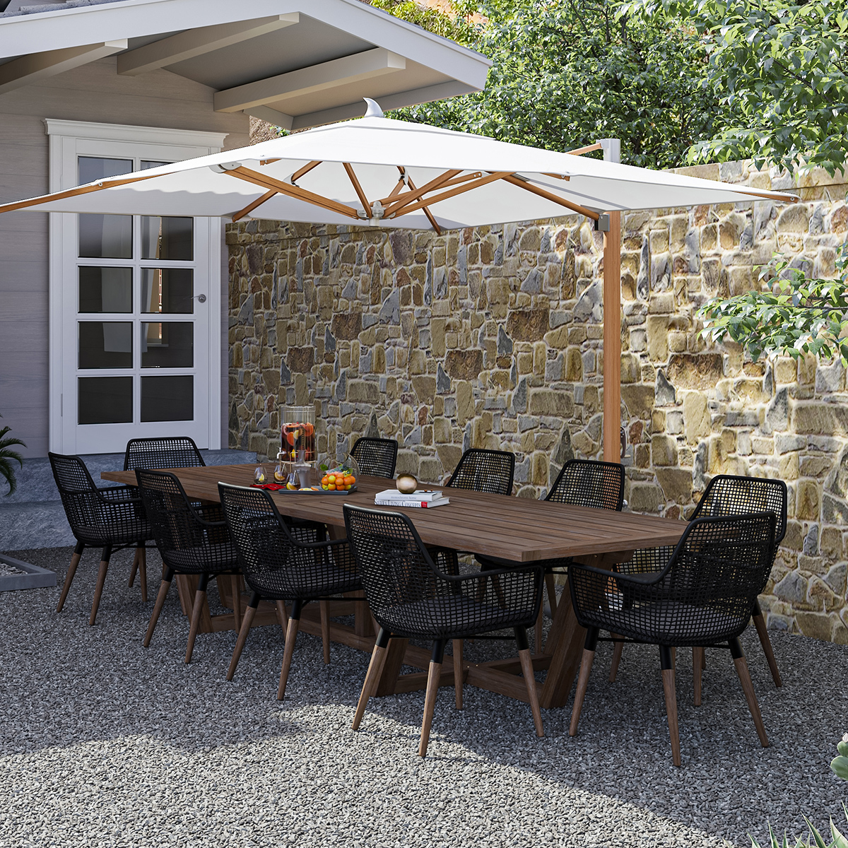 Cromwell 10 Person Outdoor Dining Set