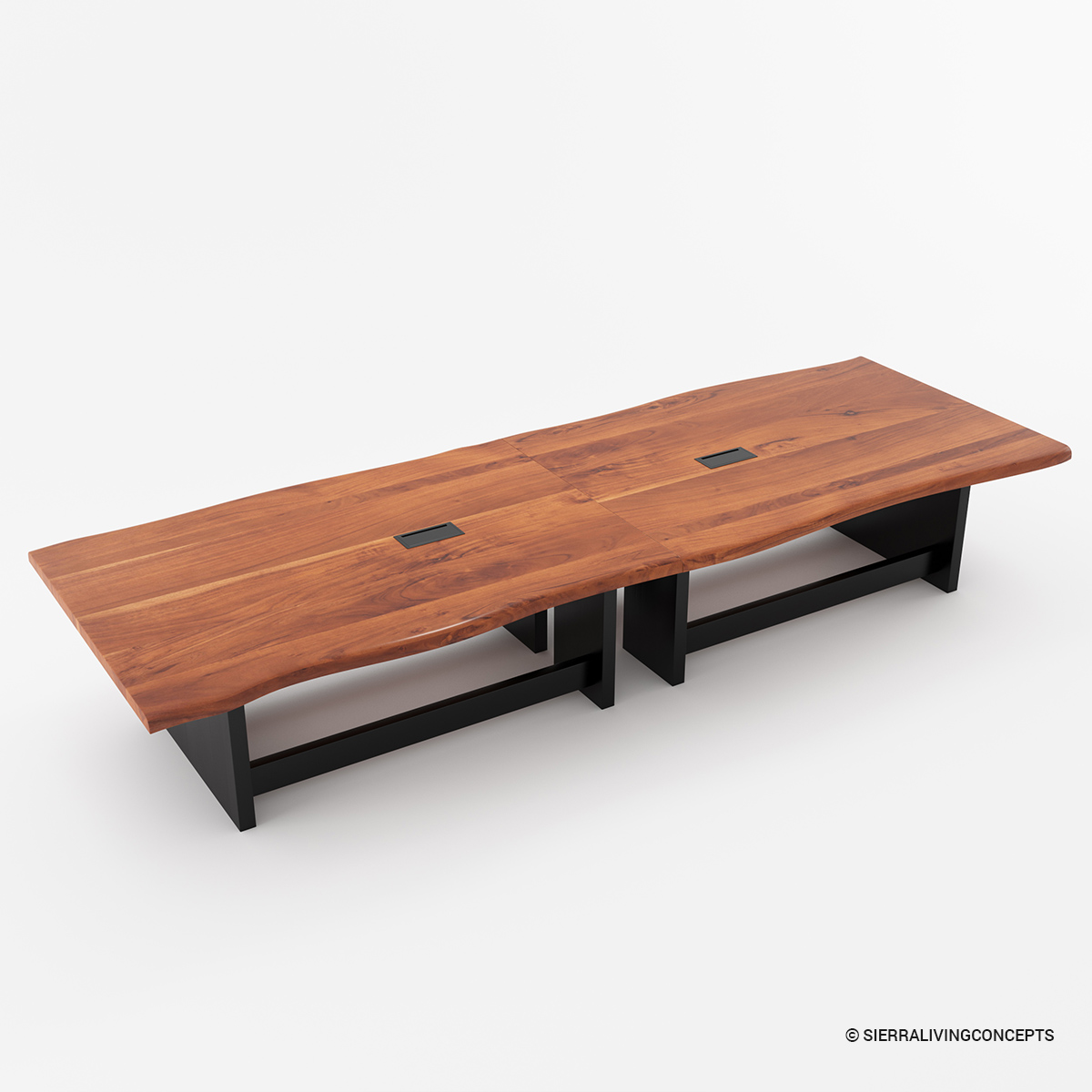 Homer Solid Wood Live Edge Conference Table