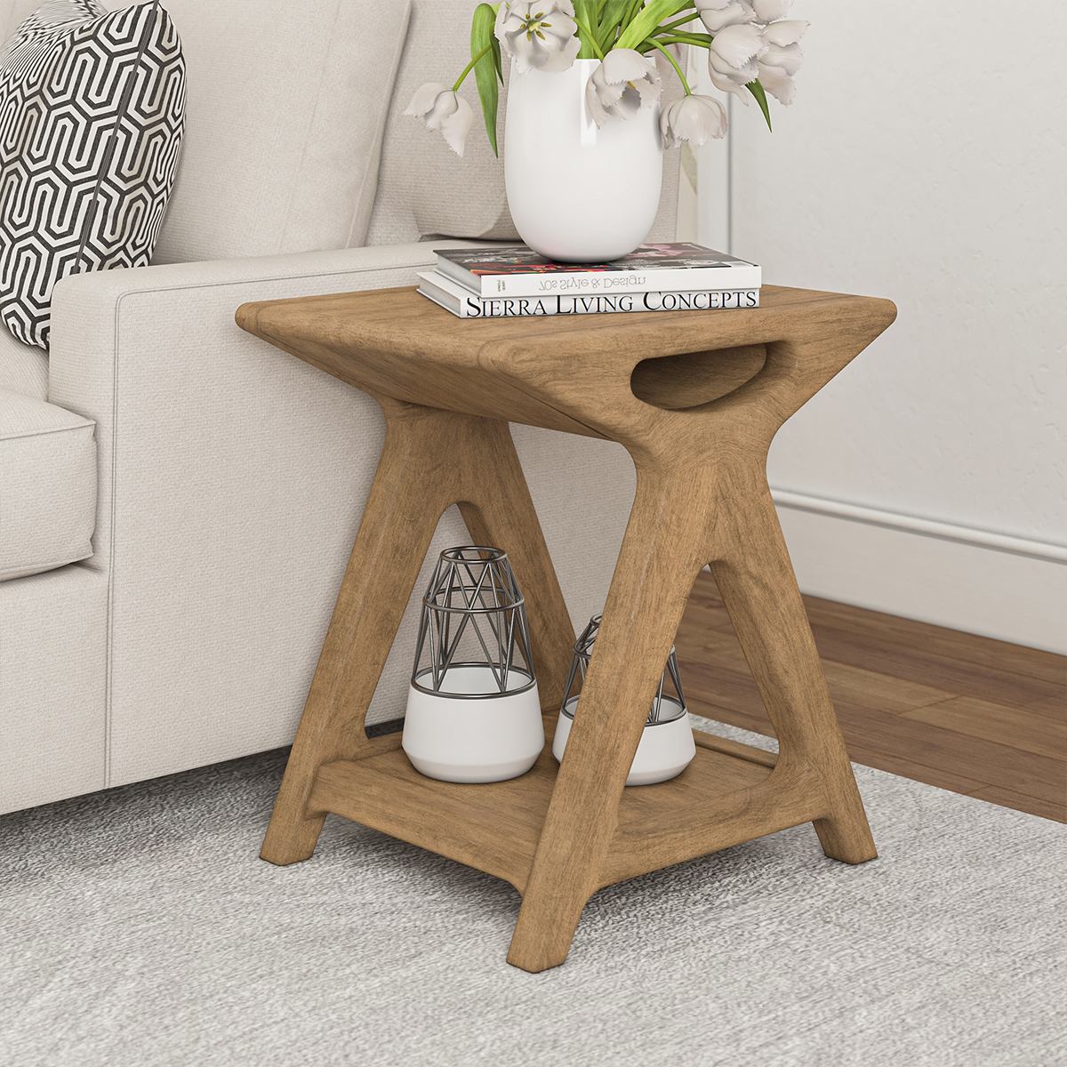 Jonesboro Scandinavian Square Side Table