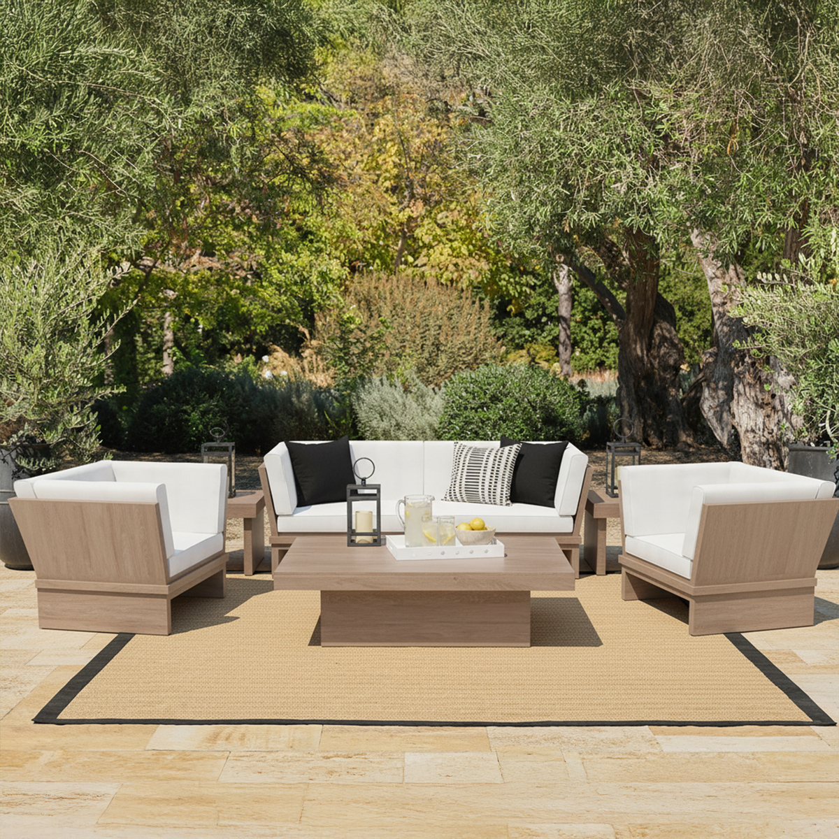 Geelong Teak Outdoor Sofa Set