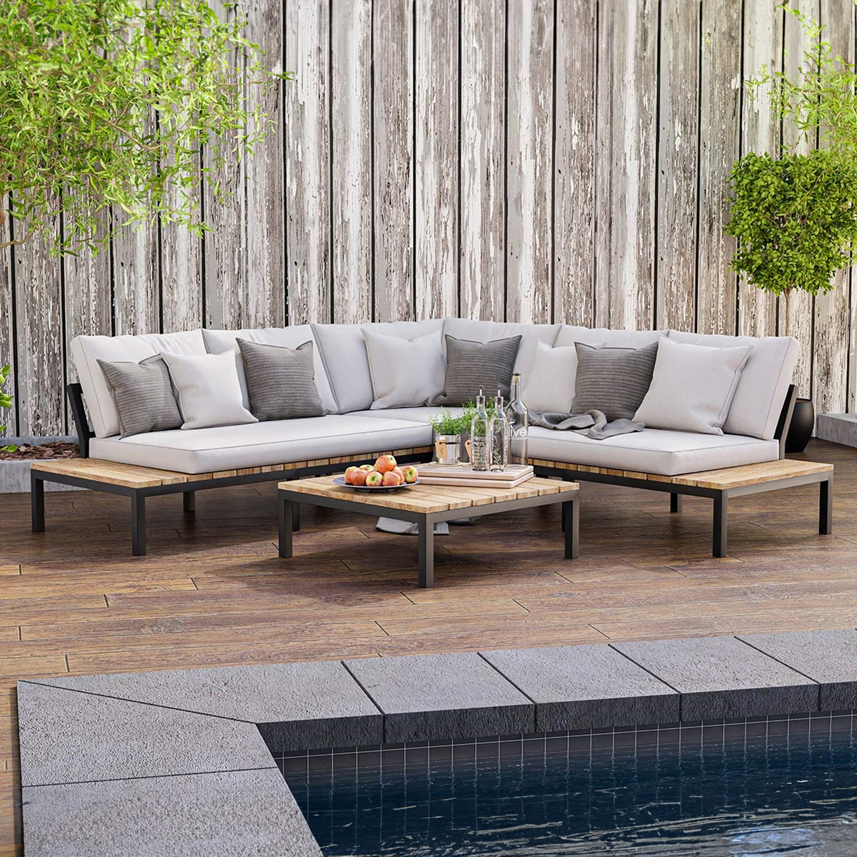Florence 4 Piece Outdoor Sofa Set