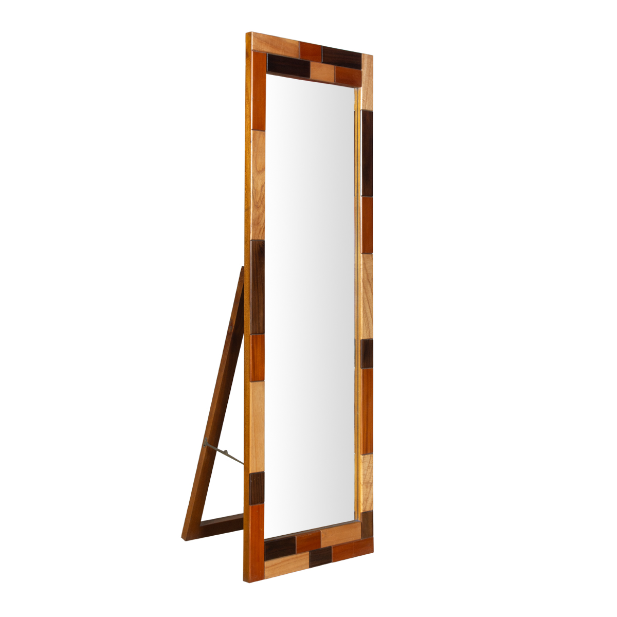 Brosi Mid Century Rectangle Wall Mirror
