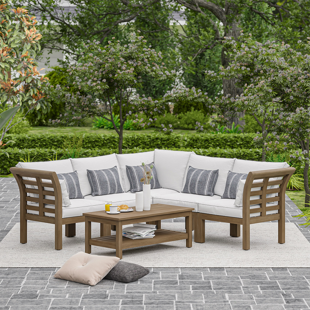 Amstetten 5 Seater Outdoor Sofa Set