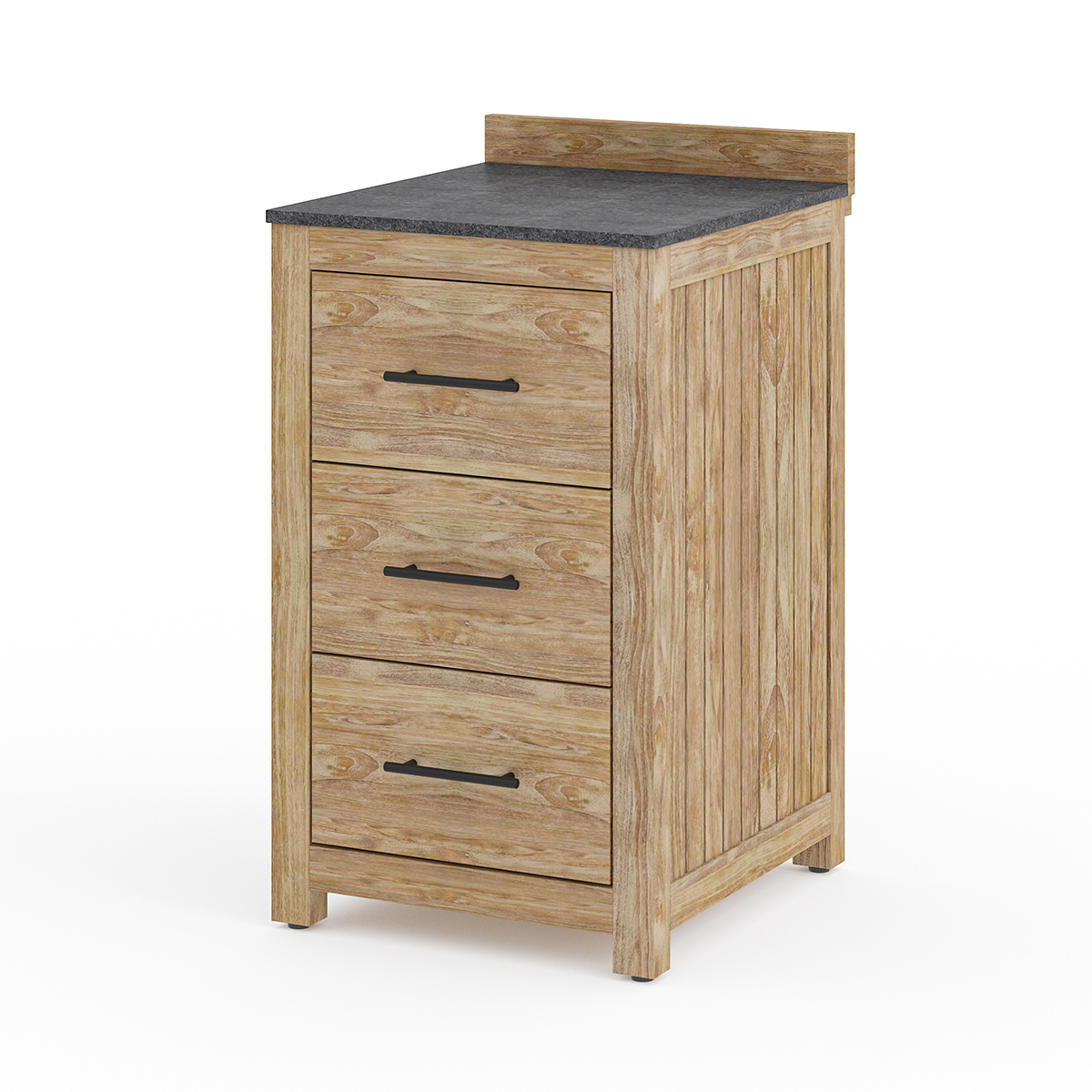 Monroe Outdoor Kitchen 3-Drawer Cabinet