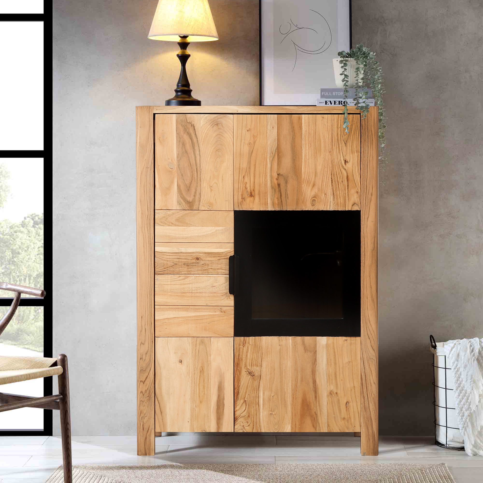 Killeen Modern Living Room Storage Cabinet
