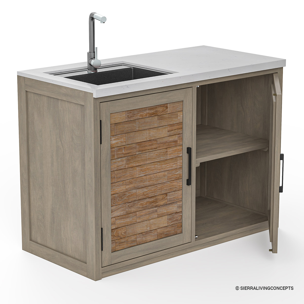 Whitby Outdoor Kitchen Cabinet With Sink Space