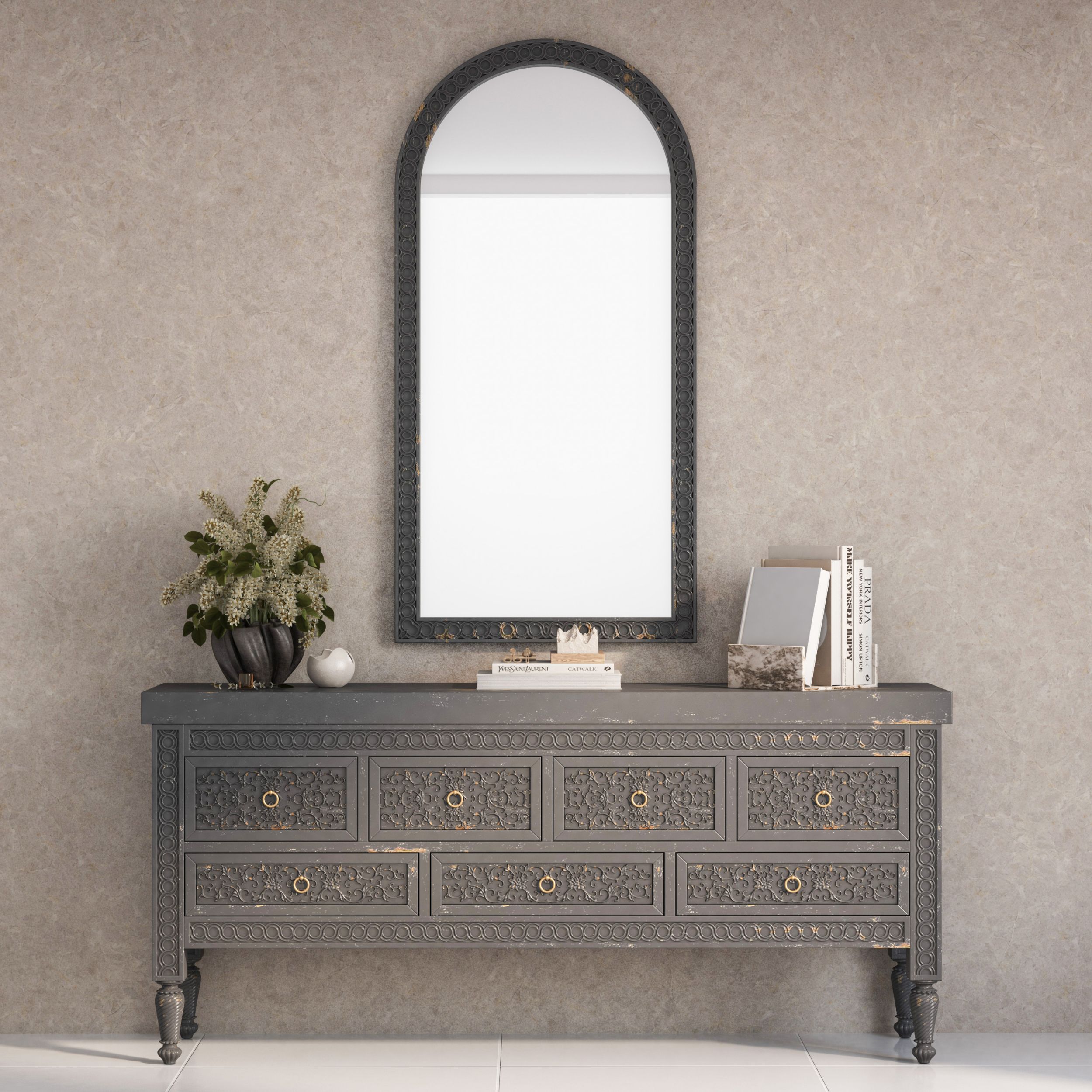 Wellington Long Console Table with Storage Drawers
